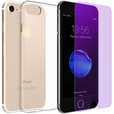 

[2] устанавливает Apple, телефон оболочка 7 BIAZE iPhone7 стальной фильм 0.28mm + анти-синей стеклянной пленка защитного рукава новой машины пакет свежих пакеты -JK139