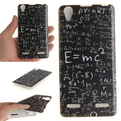 

Mathematical formula Pattern Soft Thin TPU Rubber Silicone Gel Case Cover for Lenovo A6000