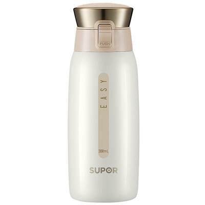 

Jingdong supermarket] Supor supor Stardust stainless steel vacuum insulation Cup key opening and closing 380mL dawn KC38BH1