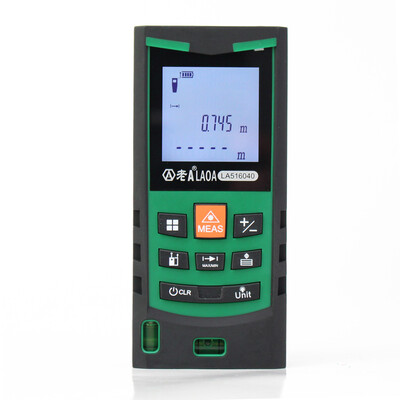 

LAOA 131ft Portable Laser Distance Measure Laser Measure with 4 Bubble Levels, Pythagorean Mode and Area Range Finder