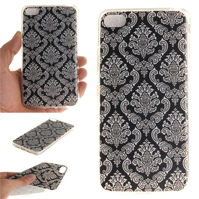 

Totem flowers Pattern Soft Thin TPU Rubber Silicone Gel Case Cover for Lenovo S90-t