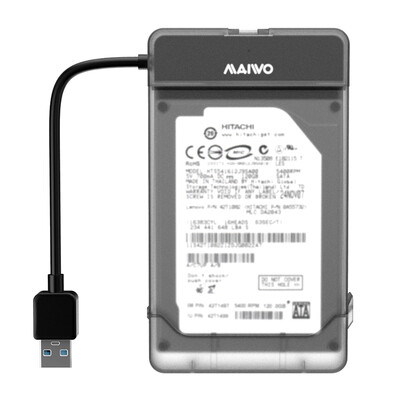 

Mai Wo MAIWO K104 2,5-дюймовый USB3.0 мобильный жесткий диск sata интерфейс поддержка SSD поддержка ноутбук жесткий диск бесплатный инструмент черный