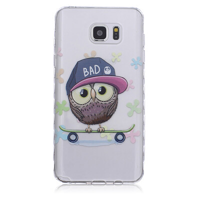 

Owl Pattern Soft Thin TPU Rubber Silicone Gel Case Cover for SAMSUNG GALAXY Note 5