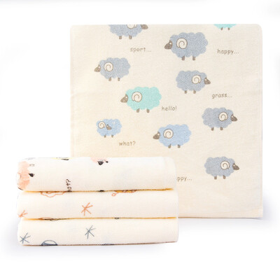 

Grace Grace towel home textiles cotton strong absorbent comfortable cut cashmere printing baby towel four loaded 60 30cm