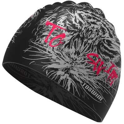 

TOSWIM Colorful designed Lycra Swim Cap Hat Bathing Cap Swimming Hat