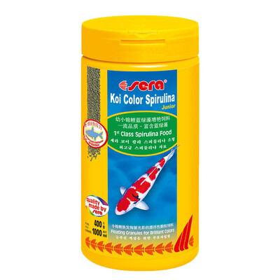 

sera Germany hi fish feed goldfish feed spirulina feed cold water fish small particles ornamental fish fish food fish food goldfish blue green algae Yan Yan feed 250ml