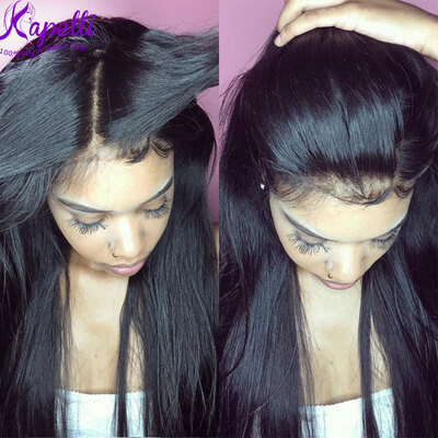 

9A Lace Front Brazilian Full Lace Human Hair Wigs for Black Women Straight Human Hair Wigs With Baby Hair Glueless Full Lace Wig