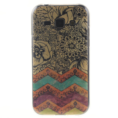 

Wave flower Pattern Soft Thin TPU Rubber Silicone Gel Case Cover for SAMSUNG Galaxy J1