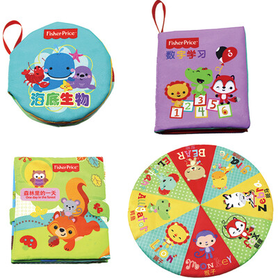 

Fisher Fisher Price Price Baby Cloth Book Baby Cloth Book Set Contains 4 Animal Biological Number Recognition Early Learning Enlightenment Learning Toy F0811