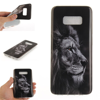 

Black lion Pattern Soft Thin TPU Rubber Silicone Gel Case Cover for SAMSUNG GALAXY S8