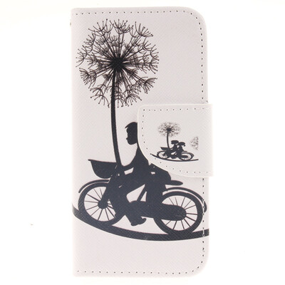 

Bike&Dandelion Design PU Leather Flip Cover Wallet Card Holder Case for IPHONE 5C