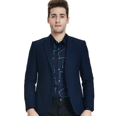 

Paul Fadi BAOLUOFADI suits men's business casual jacket men's Korean version of Slim small suit 266304904 blue 48