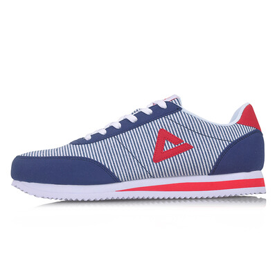 

Peak PEAK male casual shoes light comfortable comfortable retro shoes DE052877 red deep blue 40 yards