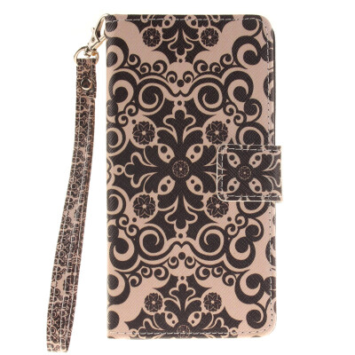 

Palace flower Design PU Leather Flip Cover Wallet Card Holder Case for HUAWEI P9 Lite