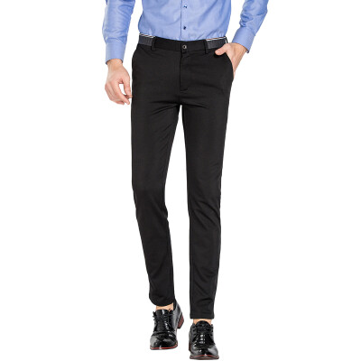 

Yu Zhaolin casual pants men's fashion simple straight men's men's casual trousers YZLSF11 navy blue 31