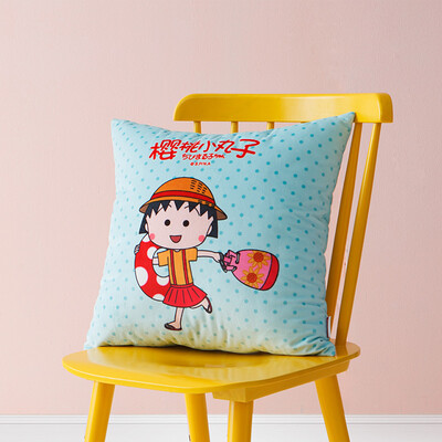 

[Супермаркет] больше как Jingdong (Dohia) текстильного Chibi Maruko Cartoon подушка, содержащей ядро ​​подушки квадратных подушки - маленькие шарики розового 45x45cm мечты