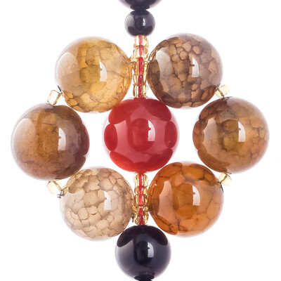 

Jingdong supermarket hi Ya-way car pendant jewelry years old security car accessories agate car decoration supplies xy15004