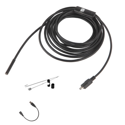 

6 LED 5,5 мм объектива 720P эндоскопа Водонепроницаемая инспекции Borescope для Android