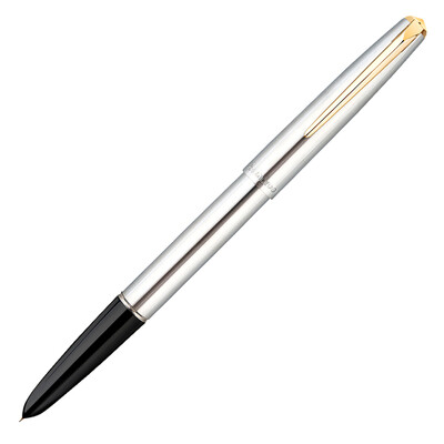 

Hero HERO 100 steel 14K gold tip pen ink pen gold pen silver gold folder