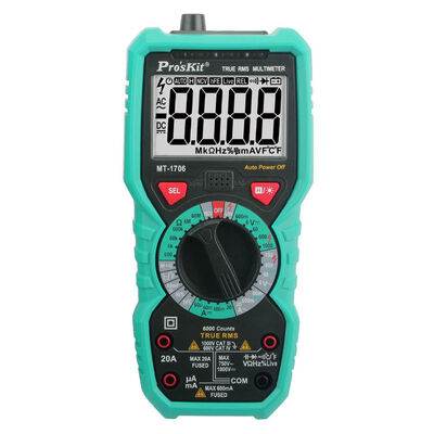 

ProsKit MT-1706-C 3-5 6 true RMS multi-function digital anti-burning multimeter
