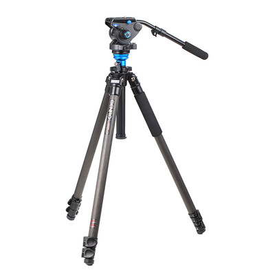 

Benro tripod C3573FS6 SLR tripod carbon fiber professional camera hydraulic PTZ multi-function photography camera tripod PTZ sets
