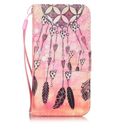 

Orange Chime Design PU�Leather�Flip�Cover Wallet�Card�Holder�Case�for IPHONE 7