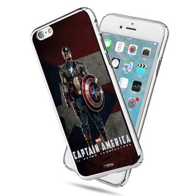 

Mei Yi iPhone 6 / 6s телефон оболочки / защитная крышка Apple 6S телефон оболочки Человек Вэй героя серии США капитан 4,7 дюйма