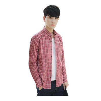 

Футболка с длинным рукавом Lawon с длинным рукавом Мужская мода A082-C109 Pink XL