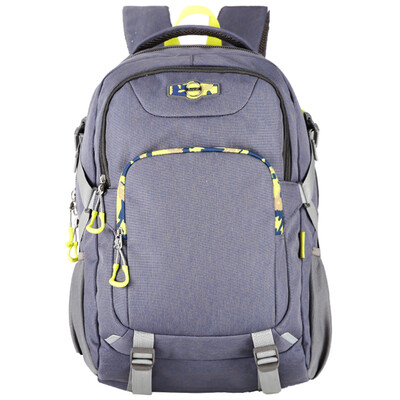 

[Jingdong supermarket] Cara sheep (Carany) CX5679 dark gray shoulder bag large capacity travel bag computer bag new leisure travel sports backpack
