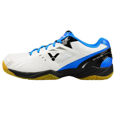

WACKER Victor Victory badminton shoes SHA-170AF Men&39s&women&39s models Anti-slip breathable shoes 38 yards White Blue