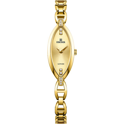 

According to wave EBOHR watch series of bright colors between the series of fine gold chain quartz watch 36090129