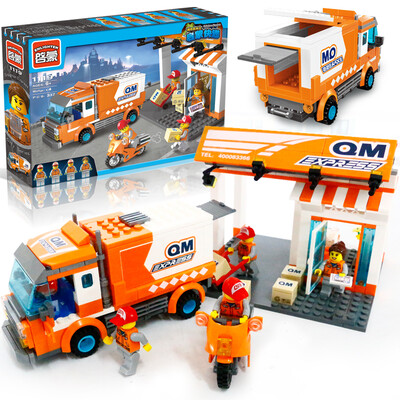 

Enlightenment ENLIGHTEN Puzzle Assembled Building Blocks City Series Buses 1121 Children&39s Pinch Toys