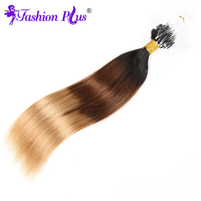 

Free Shipping Brazilian Straight Hair Micro Loop Ring Human Hair Extensions 1B427 100 gLot Brazilian Virgin Hair Straight