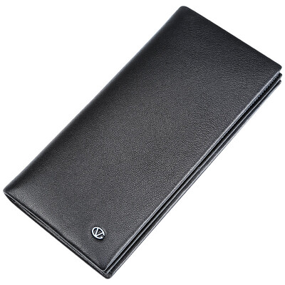 

Giovanni Valentino (GIOVANNI VALENTINO) men's wallet vertical leather leather wallet business fashion tickets multi-card position wallet 721132210 black