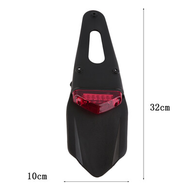 

1шт Универсальный мотоцикл 12-светодиодный задний Стоп Tail Light Fender Красный Лампа Новый
