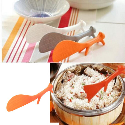 

1шт Кухня Белка Форма Райс Paddle Scoop Ложка Ковш Новизна Новый