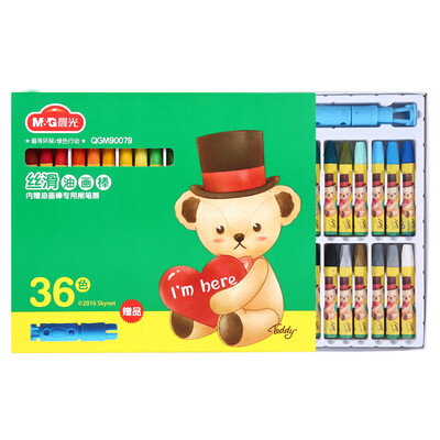 

Dawn ( & G) QGM90079 Teddy Cartoon Silk Brush Paintbrush Paintbrush 36 Color / Box