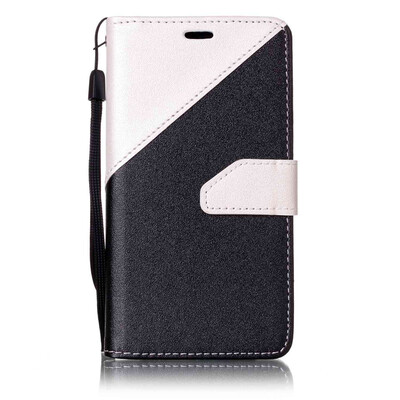 

Black + White Design PU Leather Wallet Case Classic Flip Cover with Stand Function and Credit Card Slot for SAMSUNG Galaxy A3 /A31