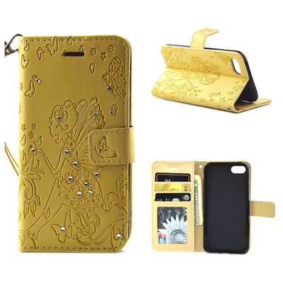 

iPhone 7 Case, MOONCASE Чеканка Искусство Живопись Кожа PU Магнитные флип кошелек ТПУ Мягкий защитный чехол для Apple IPhone 7