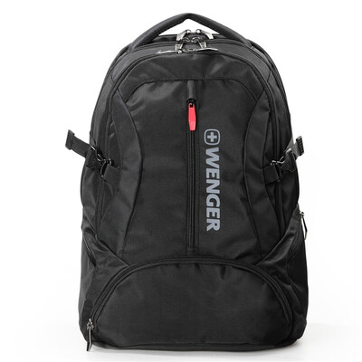 

Swiss Army knife Vega Wenger computer bag splashing water men&women fashion casual laptop bag 156-inch large capacity backpack backpack black S868309048