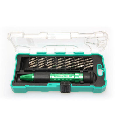 

Pro&39skit SD-9608 30pcs set of aluminum handle precision screwdriver detachable Apple phone clock