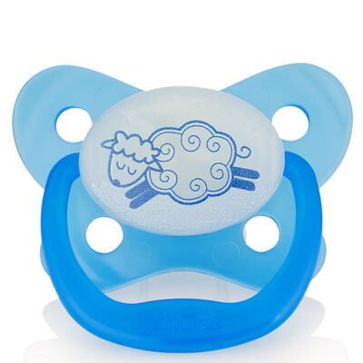 

DrBrown&39s baby pacifier with night light 0-6 months - blue PV11008