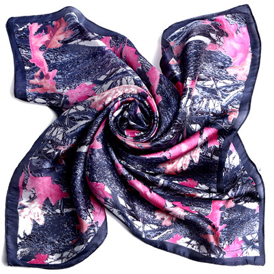 

【Jingdong Supermarket】 Meng Si Ke (MSEK) WSJ141710 Women's scarves silk satin square generous scarves silk scarves shawls 3 green