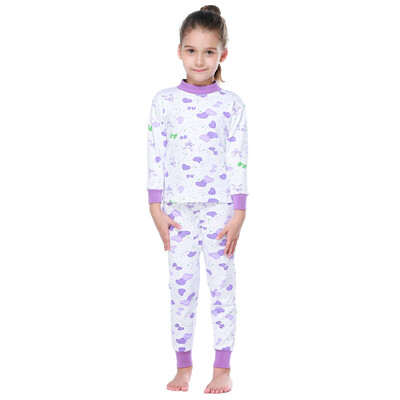 

Red beans (Hodo) cotton underwear suit women in the big children autumn and winter 100% cotton Qiqiu Qiuku HD8086 purple E150