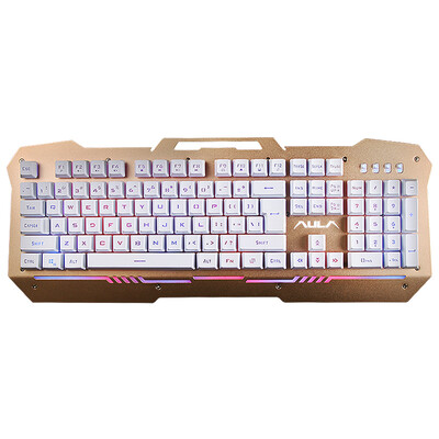 

Wolf (AULA) endless mixed game keyboard gold