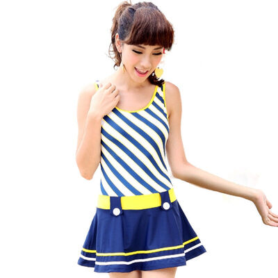 

QIHAI 84118-8 Women's One Pieces Swimsuit Swimsuit Tankini Cover Up Swimdress