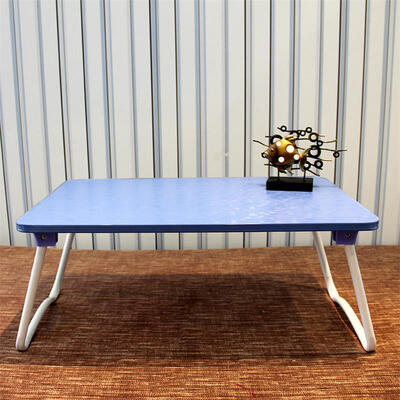 

Double computer table W leg high cold blue simple laptop desk bed dormitory lazy table simple folding study desk home small dining table household tatami table