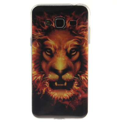 

Flame Lion Pattern Soft Thin TPU Rubber Silicone Gel Case Cover for SAMSUNG GALAXY A3 2016A310