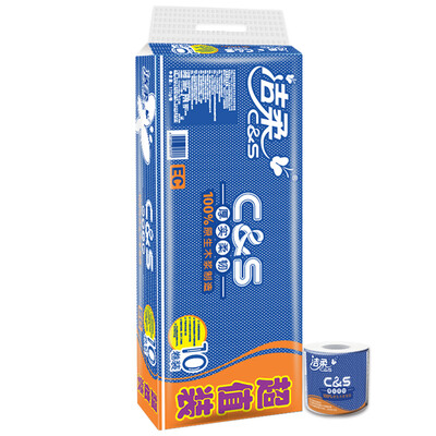 

Cleansing Soft (C & ) Roll Paper 3x 172g Tissue Paper * 10 Rolls (Fabric Dots Warm Skin Love