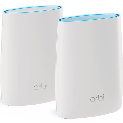 

NETGEAR Orbi RBK50 интеллектуальная система мульти-маршрутизации аватара многоэтажная вилла / большой размер крытый беспроводной маршрутизатор AC3000